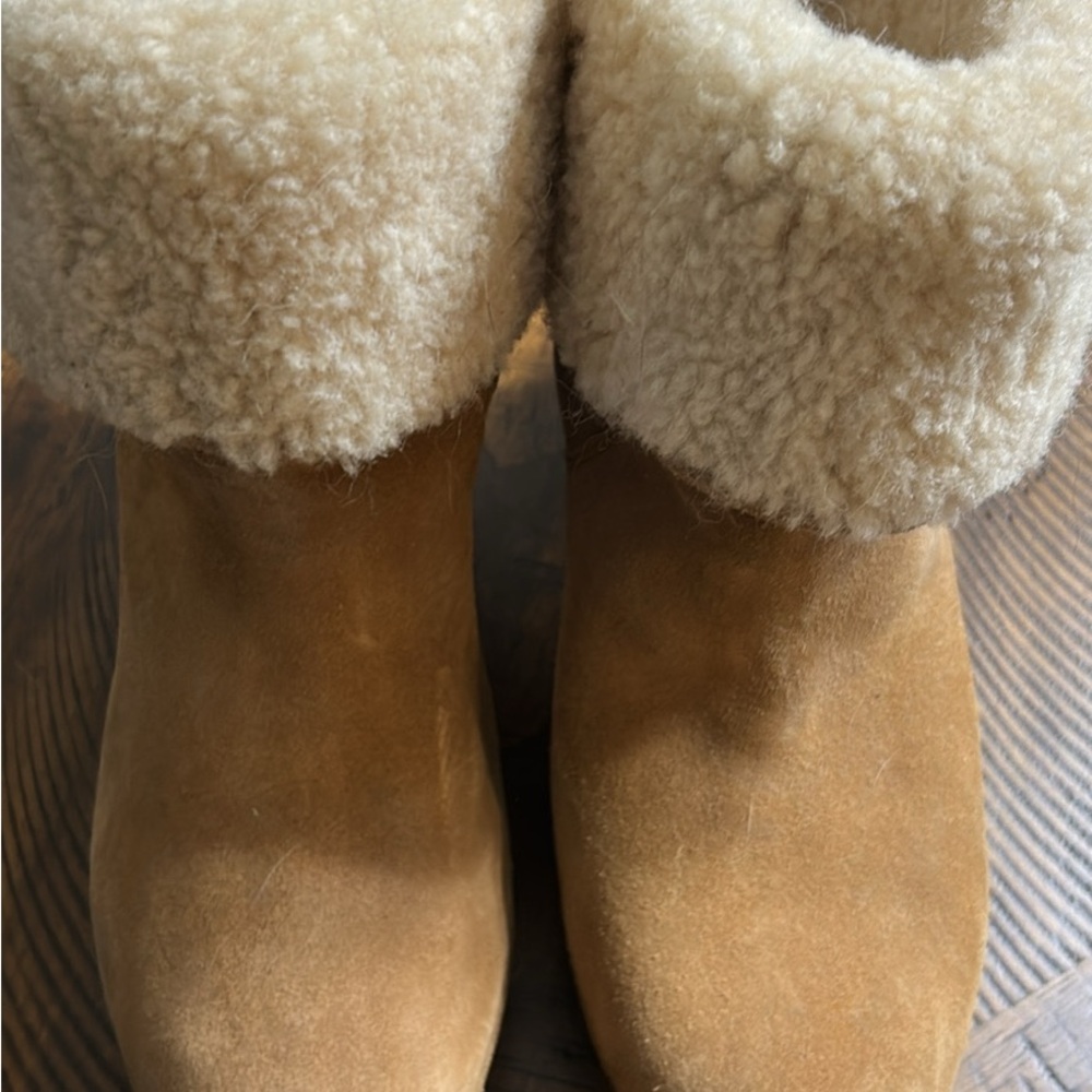 UGG Tan Shearling Boots
